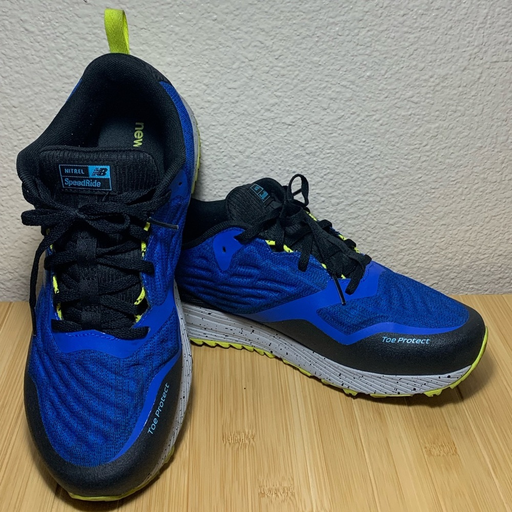 New Balance Mens Nitrel V3 MTNTRLC3 Blue Running Shoes Sneakers Size 10